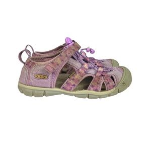 Keen Toddler/Little Kid Seacamp II CNX Sandals Size 13 Purple Floral Shoes